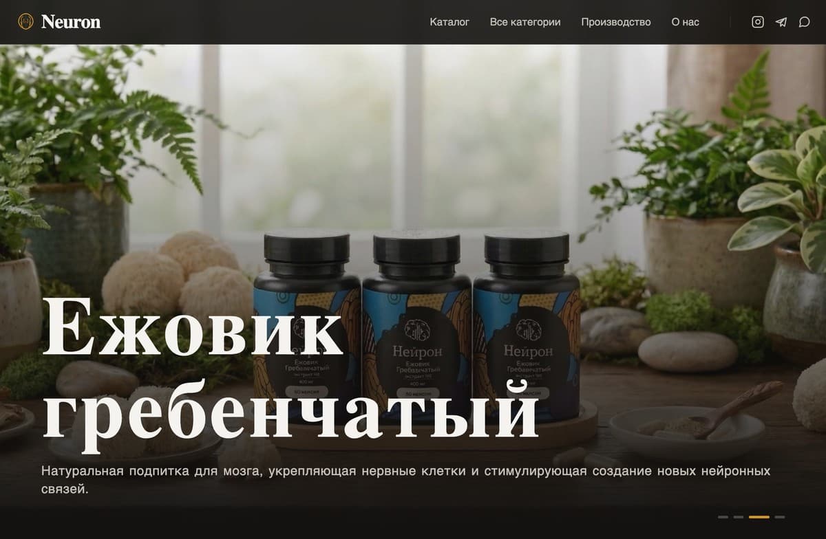 NeuronShop — интернет-магазин